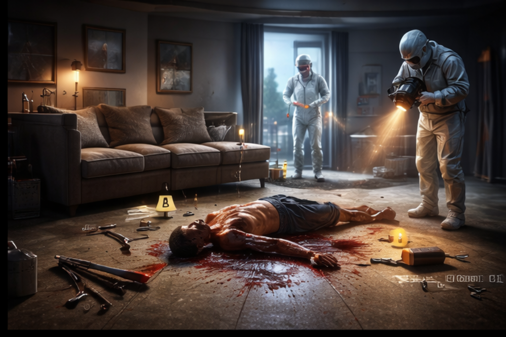 Cena interna reconstruída em 3D