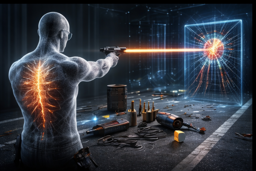 Simulação balística em 3D